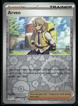 Pokemon - Arven 166/198 Scarlet & Violet Reverse Holo NM - Image 1