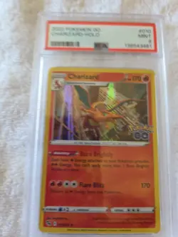 Charizard-HOLO- 2022 POKEMON GO-#10- PSA MINT 9 - Image 3