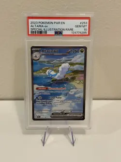 2023 Pokemon Paradox Rift ALTARIA EX 253/182 SIR TCG HOLO GRADED PSA 10 - Image 1