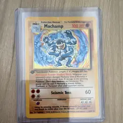 Pokemon TCG Machamp Deck Exclusives 1st Edition Holo Rare 008/102 English 100HP - Image 1