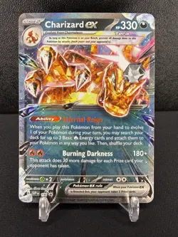Charizard ex Pokemon Scarlet & Violet Black Star Promo #196 - Image 1