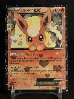 Pokemon Flareon EX RC6/RC32 Generations Radiant Collection Full Art - MP - Image 5