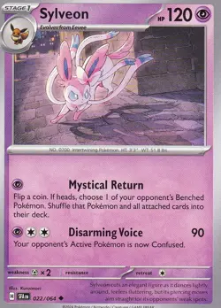 Sylveon 022/064 Shrouded Fable Pokemon TCG Regular Uncommon NM - Image 1