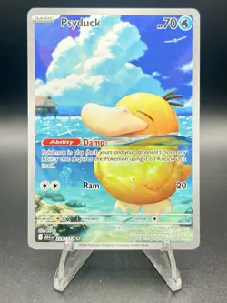 Pokemon TCG Psyduck 226/217 Full Art Illustration Rare Holo Ascended Heroes EN - Image 1