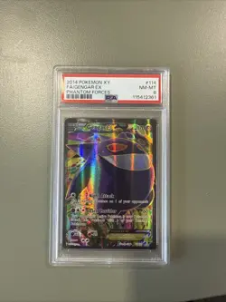 Pokemon TCG Gengar EX 2014 XY Phantom Forces #114 PSA 8 NM-MT - Image 1
