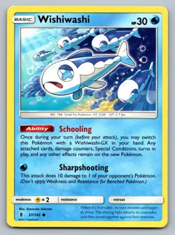 Pokemon TCG SM - Guardians Rising Wishiwashi 37/145 - Image 1