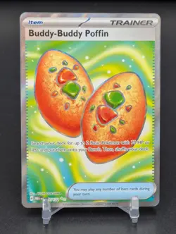 Pokemon TCG Mega Evolution Buddy-Buddy Poffin #167/132 - NM - Image 1