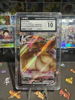 Pokemon TCG Eevee VMAX SWSH087 Sword & Shield Promo CGC 10 Gem Mint - Image 1