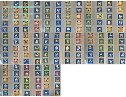 [Normal Complete Set] Amada Pokemon Sticker Seal 1995 150/150 No.001-150 - Image 1