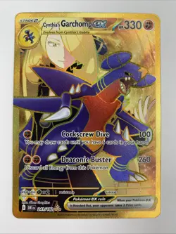 2025 Pokemon SV Destined Rivals Cynthia's Garchomp ex #241/182 - Image 1