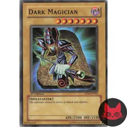 Yugioh Dark Magician SD6-EN003 Common 1st Edition LP - Image 1