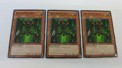 3x MAN-EATER BUG UNLIMITED DEM1-EN005 MONSTER PLAYSET COMMON YUGIOH UNPLAYED - Image 1
