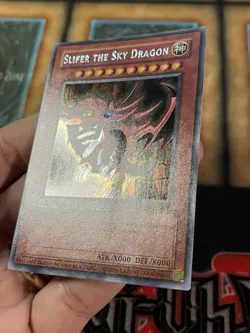 SLIFER THE SKY DRAGON YUGIOH YMA-EN001 2004 THE MOVIE ANI-MANGA SECRET RARE ENG - Image 3