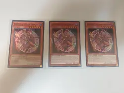 Yu-Gi-Oh! Apprentice Illusion Magician RA04-EN023 Ultra Rare 1st Ed (Set Of 3) - Image 1