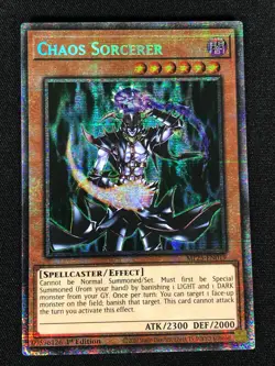 Yugioh Chaos Sorcerer MP25-EN019 1st Starlight (NM) - Image 1