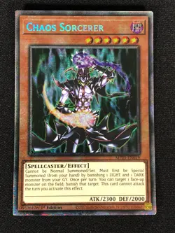 Yugioh Chaos Sorcerer MP25-EN019 1st Starlight (NM) - Image 1
