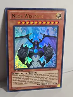 Neos Wiseman LCGX-EN040 Yu-Gi-Oh Legendary Collection 2-1st Edition 1st Edition - Image 1