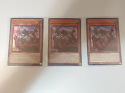 Yu-Gi-Oh! Blazing Cartesia, the Virtuous 1st Ed Ultra Rare BLTR-EN080 (Set Of 3) - Image 1