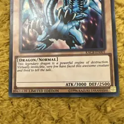 Yu-Gi-Oh! Blue-Eyes White Dragon KACB-EN001 Limited Ultra Rare - Image 2