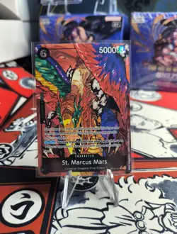 One Piece TCG: Carrying On His Will St. Marcus Mars OP13-091 Alt Art Pack Fresh - Image 1