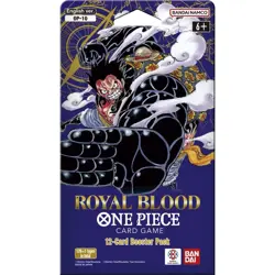 One Piece TCG Royal Blood Sleeved Booster Pack x10 In Hand - Image 1