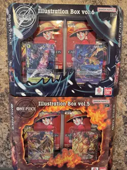 One Piece Illustration Box Vol 5 and Vol 6 Lot New - Sealed - Image 1