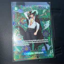 Dracule Mihawk SR SP Alt Art The Azure Sea's Seven OP12-030 ONE PIECE English - Image 1