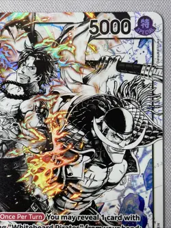 One Piece - Ace & Newgate ST22-001 NM - Alt Art Leader - Image 3