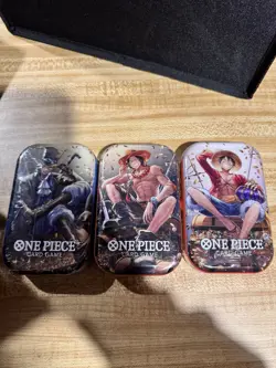 ONE PIECE CARD GAME - TIN PACK SET VOL. 2 (TS-02, OP13) x 3 SAFE SHIP NOW - Image 1