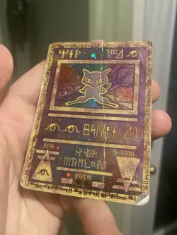 Ancient Mew Movie *Swirl* Pokemon TCG Promo 2000 Ultra Rare DMG - Image 5