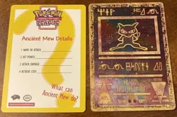 2000 Ancient Mew Movie Promo Holo Rare NM-MT Pokemon TCG Vintage Sharp #54 Beaut - Image 1