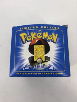 Pokemon POLIWHIRL 23K Gold Plated Trading Card 1999 Burger King Promo SEALED - Image 4