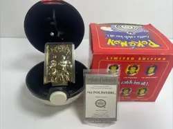🔥 Pokemon POLIWHIRL 23K Gold Plated Trading Card 1999 Burger King Promo - Image 3