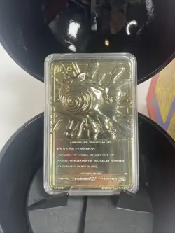 🔥 Pokemon POLIWHIRL 23K Gold Plated Trading Card 1999 Burger King Promo - Image 5