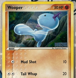 Wooper 79/115 Reverse Holo EX Unseen Forces Pokemon Card 2005 MP - Image 2