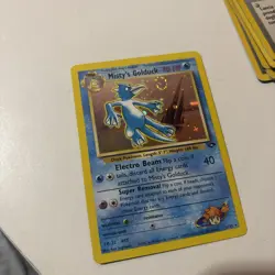 Pokemon TCG Misty's Golduck Gym Challenge 12/132 Holo Rare Card Vintage Wotc - Image 1