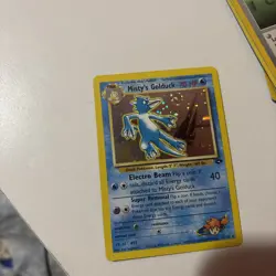 Pokemon TCG Misty's Golduck Gym Challenge 12/132 Holo Rare Card Vintage Wotc - Image 2