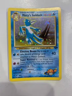 Pokemon TCG Misty's Golduck Holo Rare Card 12/132 Gym Challenge - Ungraded - Image 1