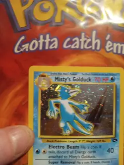 Pokemon TCG Misty's Golduck Gym Challenge Holo Card 12/132 Unlimited Holo Rare - Image 2