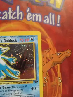 Pokemon TCG Misty's Golduck Gym Challenge Holo Card 12/132 Unlimited Holo Rare - Image 3