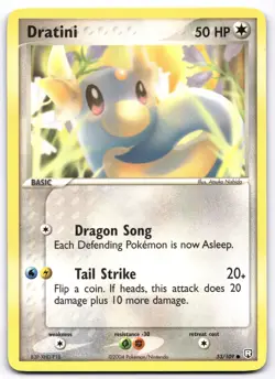 Dratini 53/109 Team Rocket Returns Pokemon Card Vintage WOTC | LP - Image 1