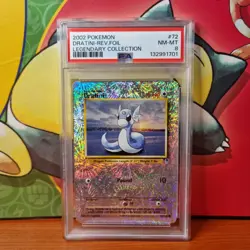 Dratini Reverse Holo 72/110 2002 Legendary Collection Pokemon TCG PSA 8 - Image 1