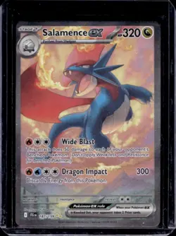 2025 Pokemon SV Journey Together JTG EN Salamence ex #187/159 - Image 1