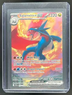 2025 Pokemon SV Journey Together JTG EN Salamence ex #187/159 - Image 1