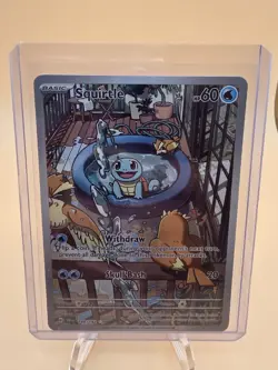 Squirtle 148/142 Sv07: Pokemon Stellar Crown Holo Illustration Rare TCG - Image 5