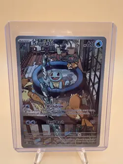 Squirtle 148/142 Sv07: Pokemon Stellar Crown Holo Illustration Rare TCG - Image 5