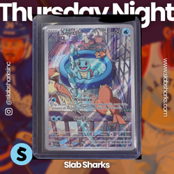 2024 POKEMON SCARLET & VIOLET STELLAR CROWN #148/142 SQUIRTLE ILLUSTRATION RARE - Image 1