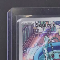 2024 POKEMON SCARLET & VIOLET STELLAR CROWN #148/142 SQUIRTLE ILLUSTRATION RARE - Image 3