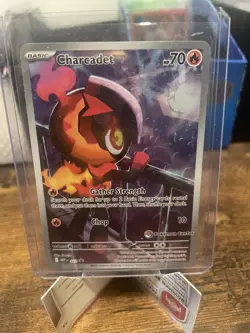 Pokemon-Charcadet 22 Promo-Phantasmal Flames-Pokemon Center Stamp - Image 1
