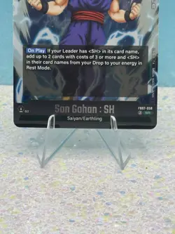 Dragon Ball Card Game Fusion World Wish For Shenron Son Gohan : SH FB07-058 SR - Image 3